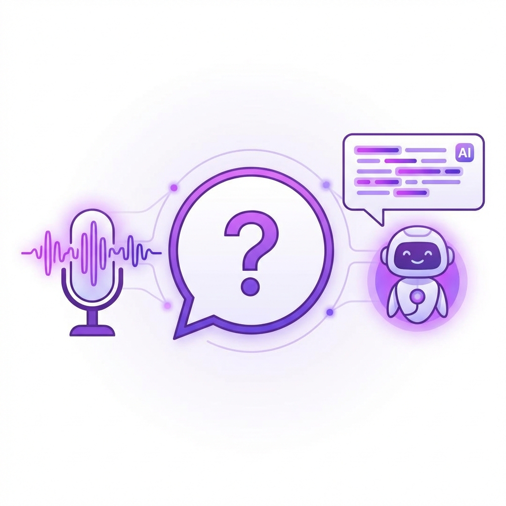Asking AI questions about audio content during recording