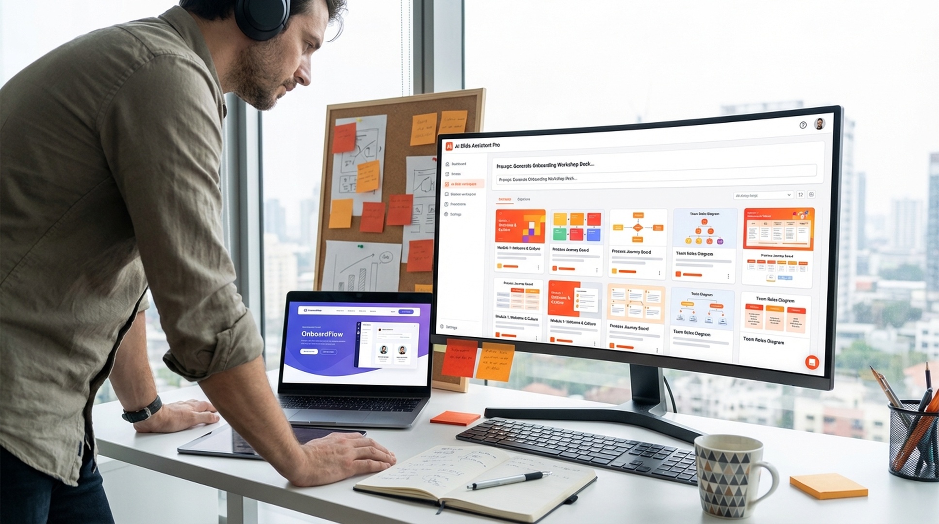 Pitch deck drafting with felo-slides